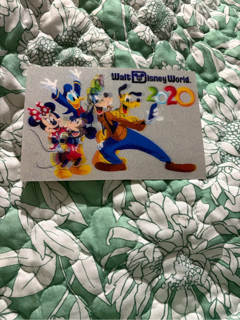 2020 Walt Disney World WDW Lenticular Postcard 4x6 New Goofy Donald Mickey